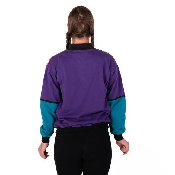 Vintage 90s Colorblock Sweatshirt - Picture 5 of 7